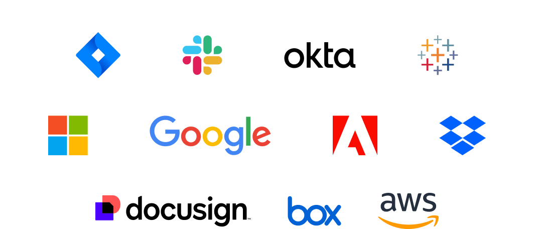 App logos that integrate with Smartsheet