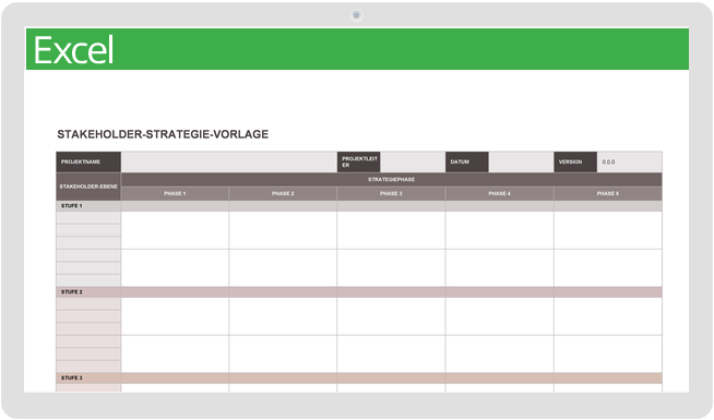 Stakeholder-Strategie-Vorlage